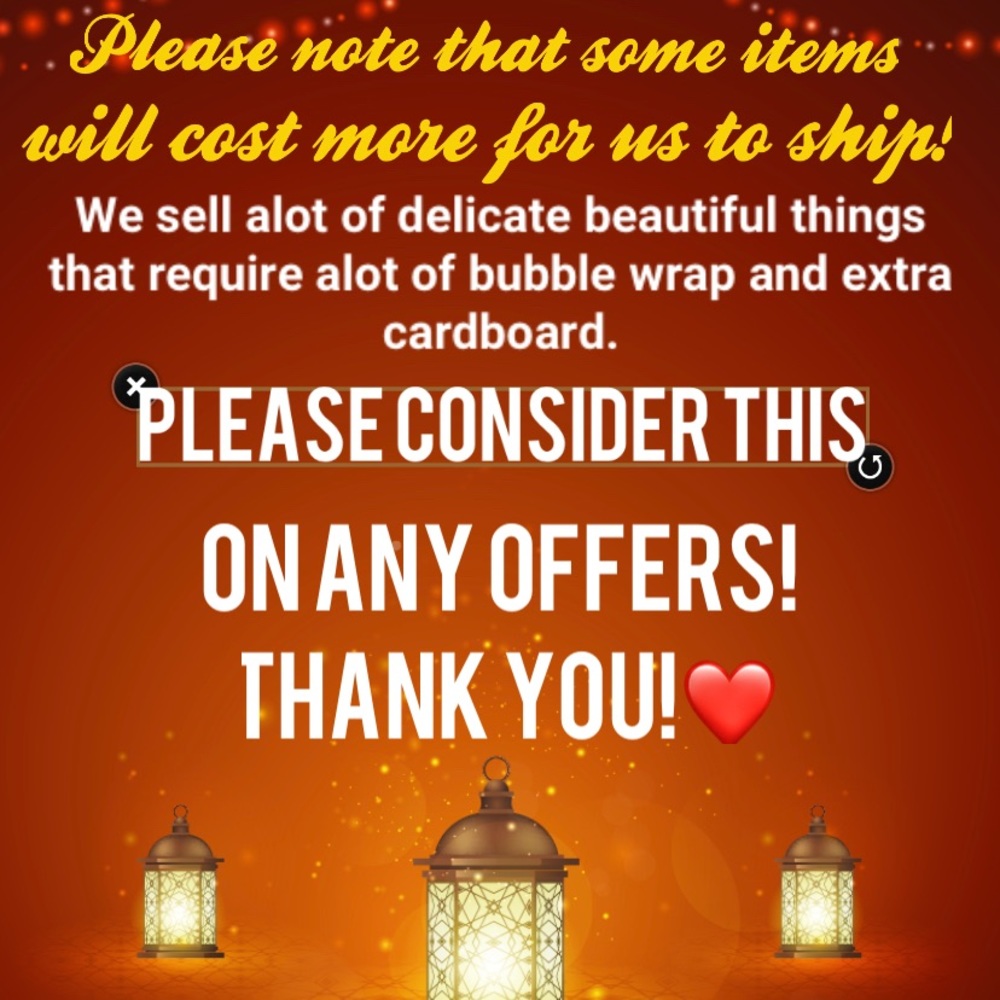 Some items may cost more to ship! Vintage